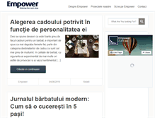 Tablet Screenshot of empower.ro