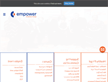 Tablet Screenshot of empower.ie